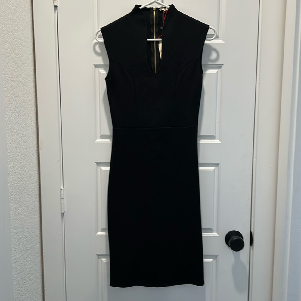Rolla Coster Black Sleeveless Fitted Dress NWT